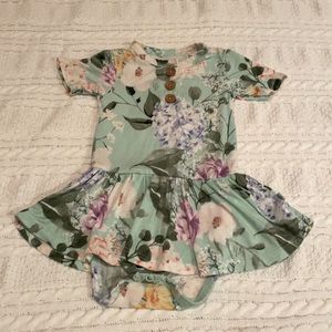 Posh Peanut twirl dress with bodysuit